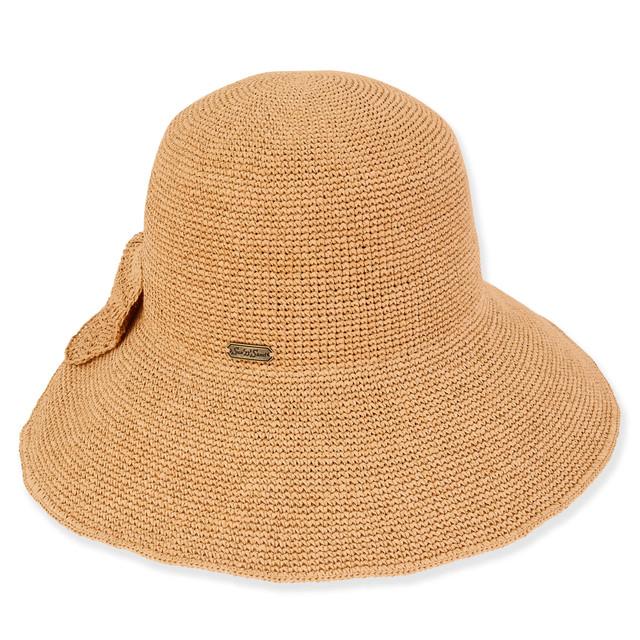 Sun N Sand Sarah | Women's Paper Straw Backless Hat | HH3141