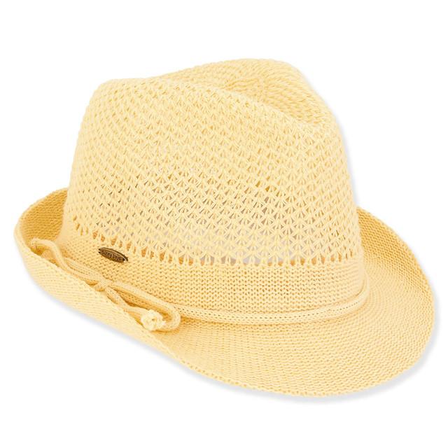 Sun N Sand Scarlett | Infant Girl Cotton Poly Fedora Hat | HK504