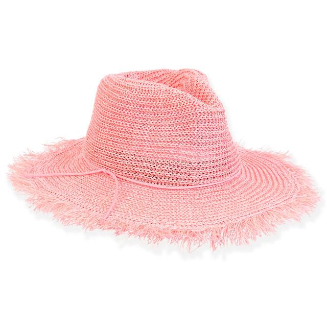 Sun N Sand Serenity | Young Girl Paper Straw Safari Hat | HK442