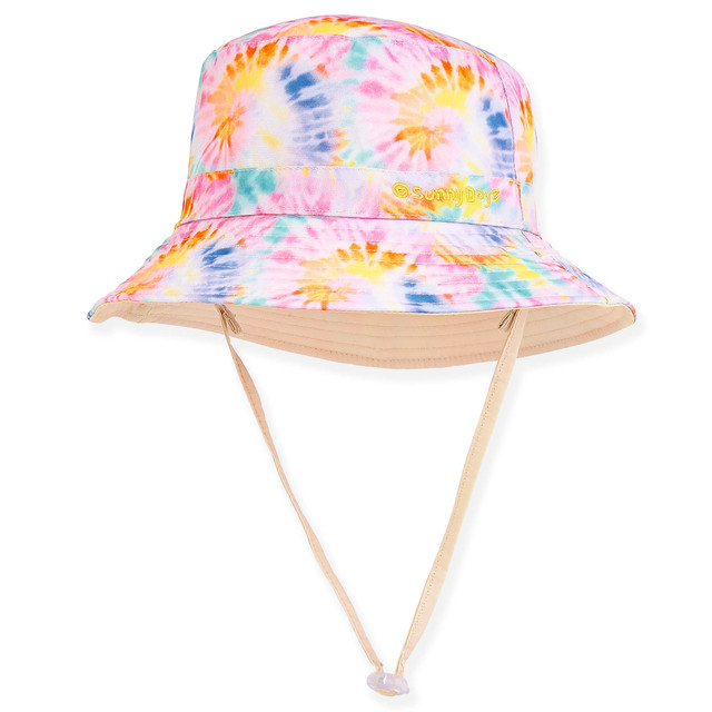 sun n sand Sophia | Young Girl Cotton Bucket Hat | HK407 | Reversible