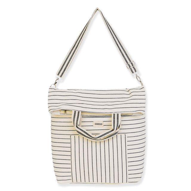 sun n sand Black Polyester Shoulder Tote | CE6727 B