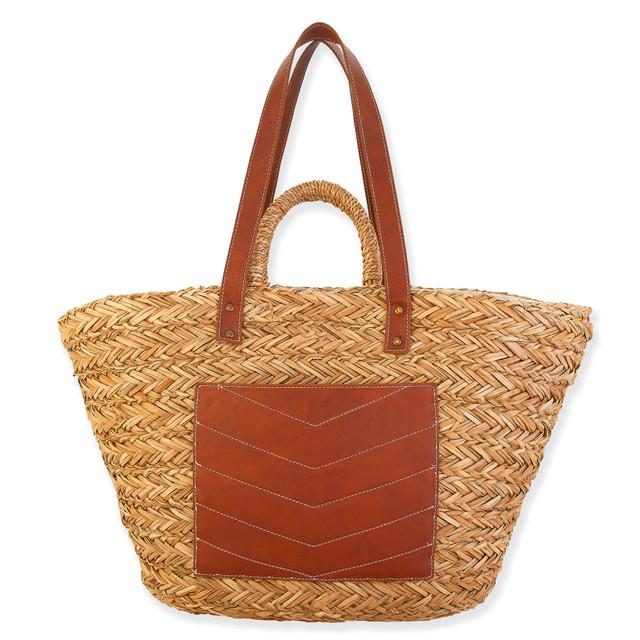 sun n sand Cali | Natural Straw Shoulder Tote | CE6538