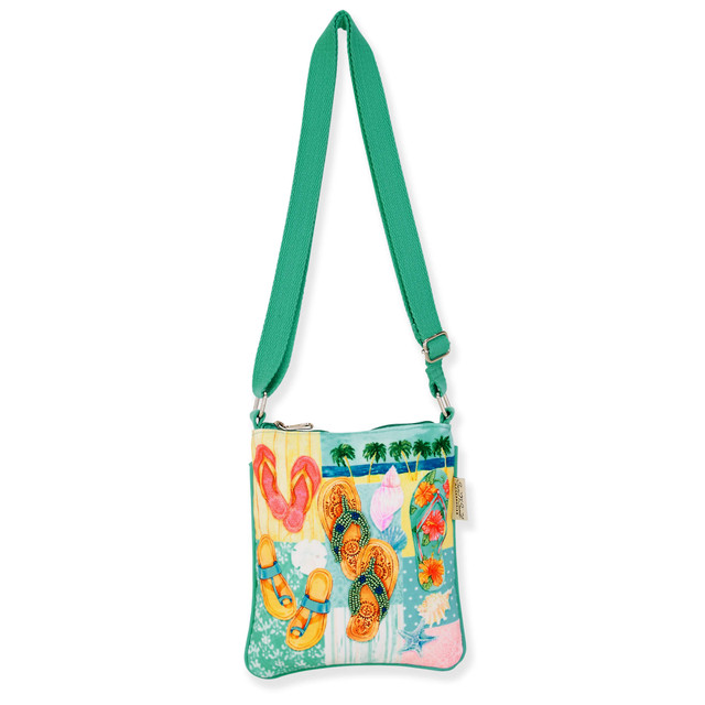 sun n sand Dahlia | Artistic Totes Crossbody | AT7662