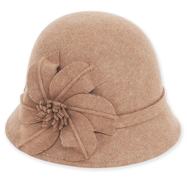 Sun N Sand Foliage Wool Felt Cloche