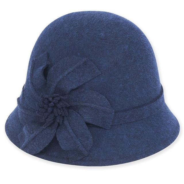 Sun N Sand Foliage Wool Felt Cloche