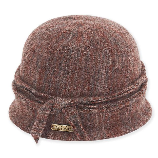 Sun N Sand Ginger Wool Felt Cloche