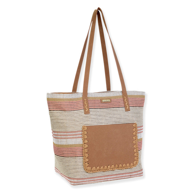 Sun N Sand Ivory PP Shoulder Tote | CE6668 A