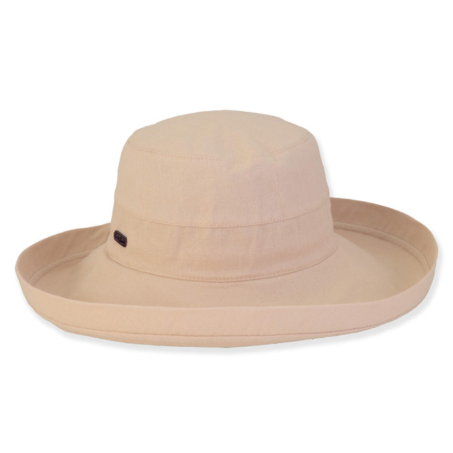 sun n sand Maeve | Women's Linen Up-brim Hat | HH3169
