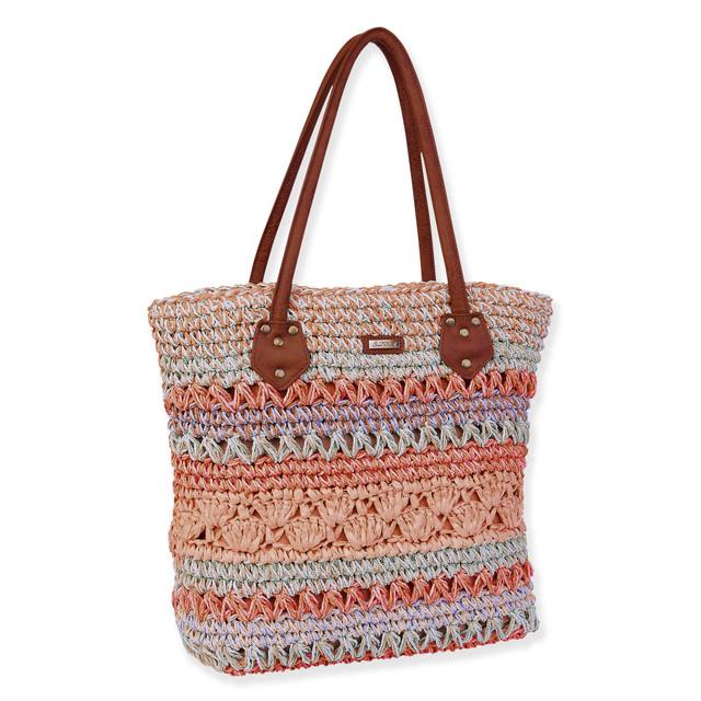 Sun N Sand Mint Paper Straw Handbag | CE6654 B
