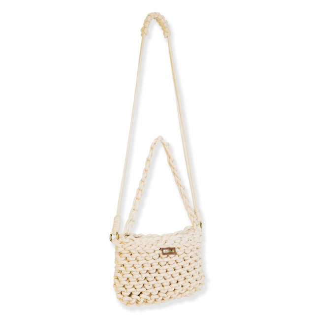 Sun N Sand Natural Cotton Rope Crossbody | CE6715 A