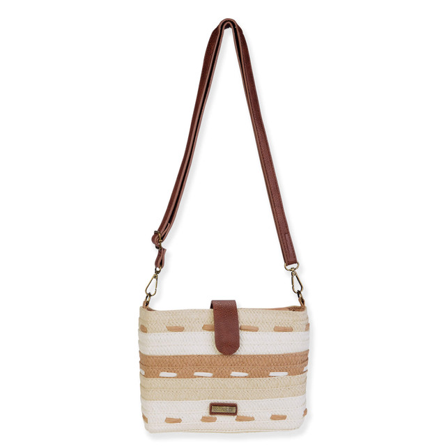 sun n sand Natural Paper Straw Crossbody | CE6684 A