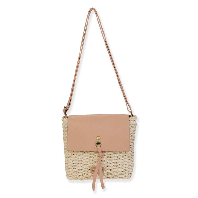 sun n sand Natural Paper Straw Crossbody | CE6712 B