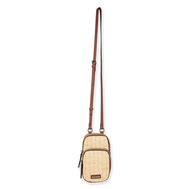 sun n sand Natural Poly Straw Crossbody | CE6632 A