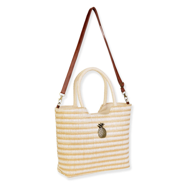 Sun N Sand Natural PP Straw Shoulder Tote | CE6733 A