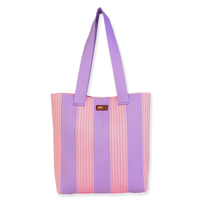 sun n sand Purple Polyester Shoulder Tote | CE6664 B
