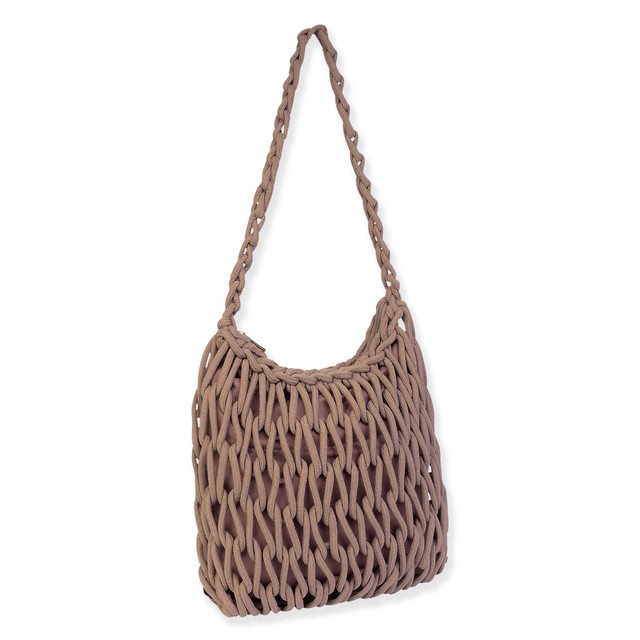 Sun N Sand Tan Cotton Handbag | CE6649 B