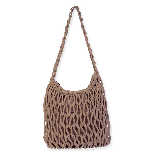 sun n sand Tan Cotton Handbag | CE6649 B