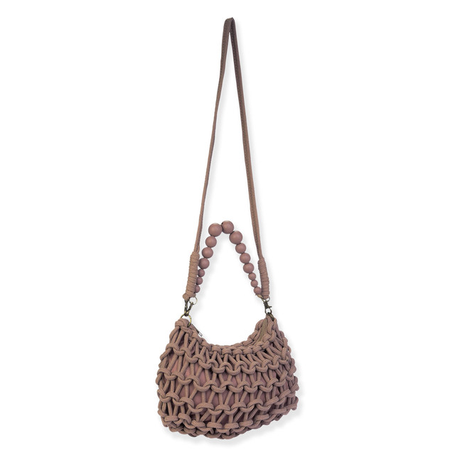 Sun N Sand Tan Cotton Shoulder Tote | CE6648 B