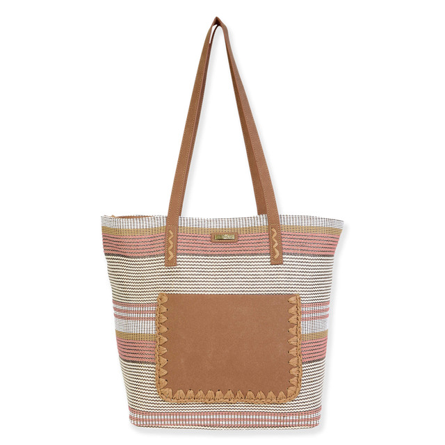 sun n sand Tan PP Shoulder Tote | CE6668 B
