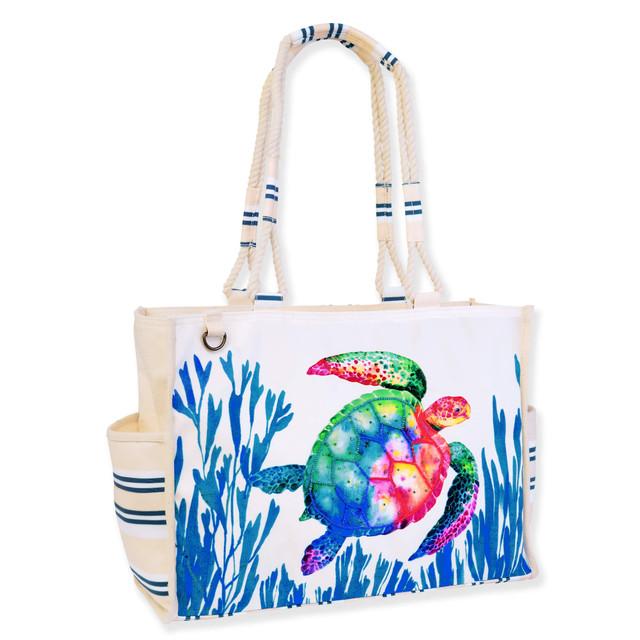 Sun N Sand Tortola Turtle Shoulder Tote | PB9710
