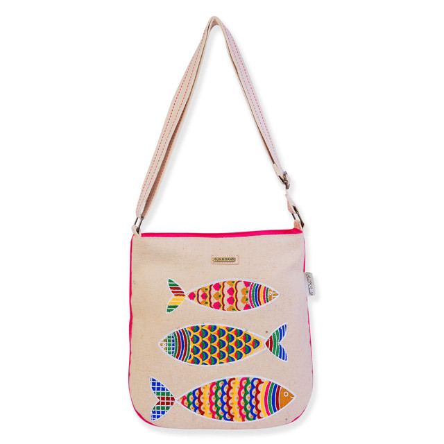 sun n sand Tri Fish Medium Crossbody | SNS6891