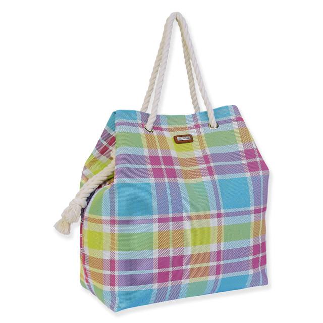 Sun N Sand Turquoise PP Gap Tote | CE6661 A