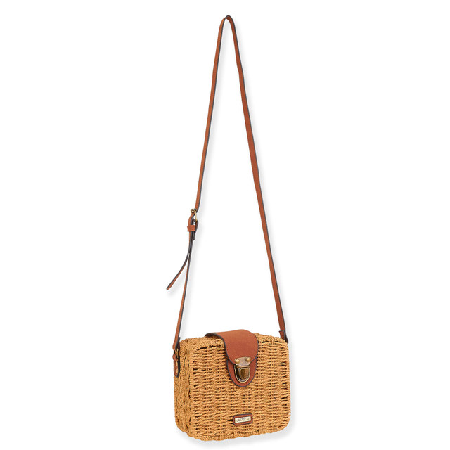 Sun N Sand Vic | Natural Straw Crossbody | CE6494