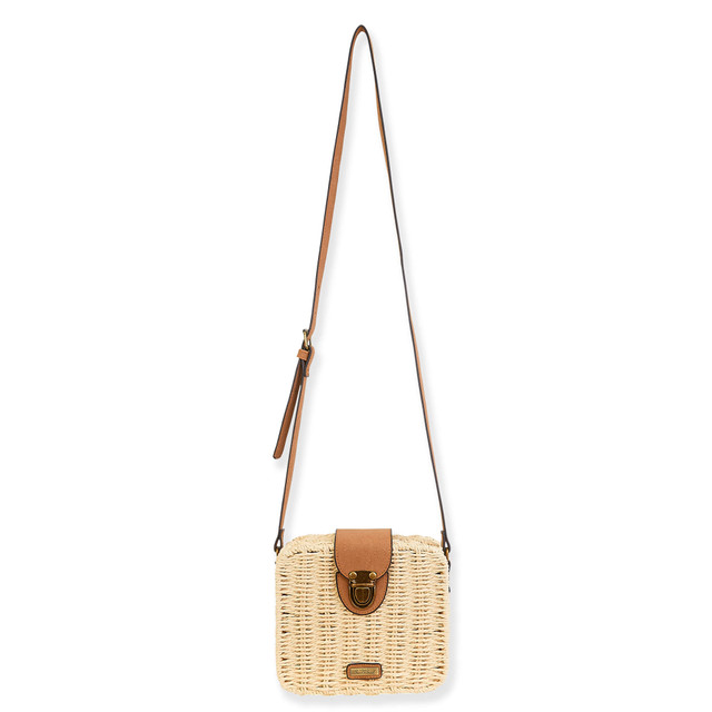 sun n sand Vic | Natural Straw Crossbody | CE6494