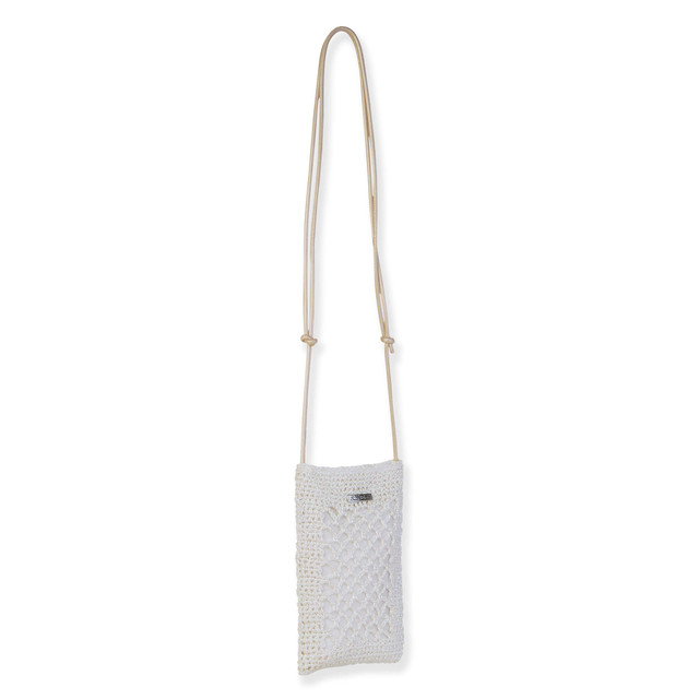 Sun N Sand White Polyester Crossbody | CE6720 A