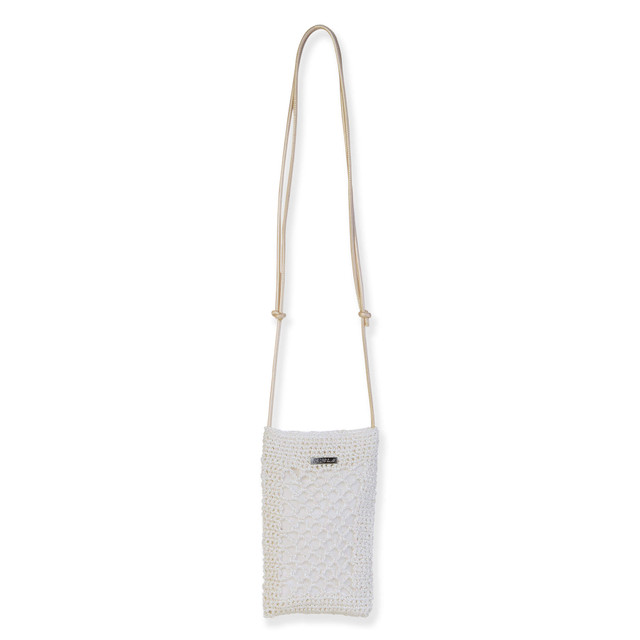 sun n sand White Polyester Crossbody | CE6720 A