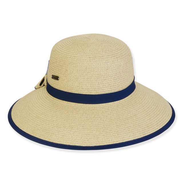 sun n sand Women's Beige Paperbraid Bucket Brim 4