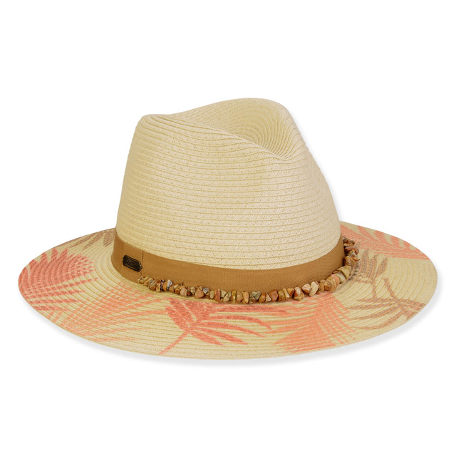 sun n sand Women's Beige Paperbraid Safari Brim 3