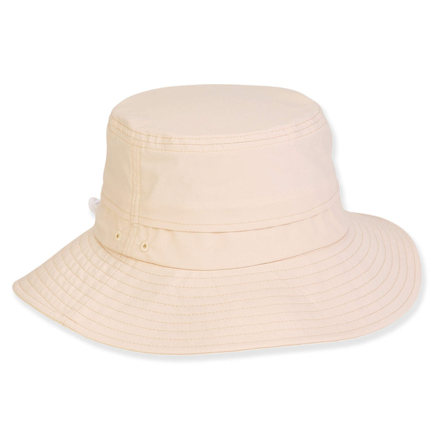 sun n sand Women's Beige Polyester Boonie Brim 3