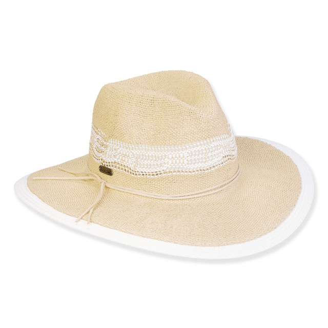 sun n sand Women's Beige Toyo Safari Brim 3