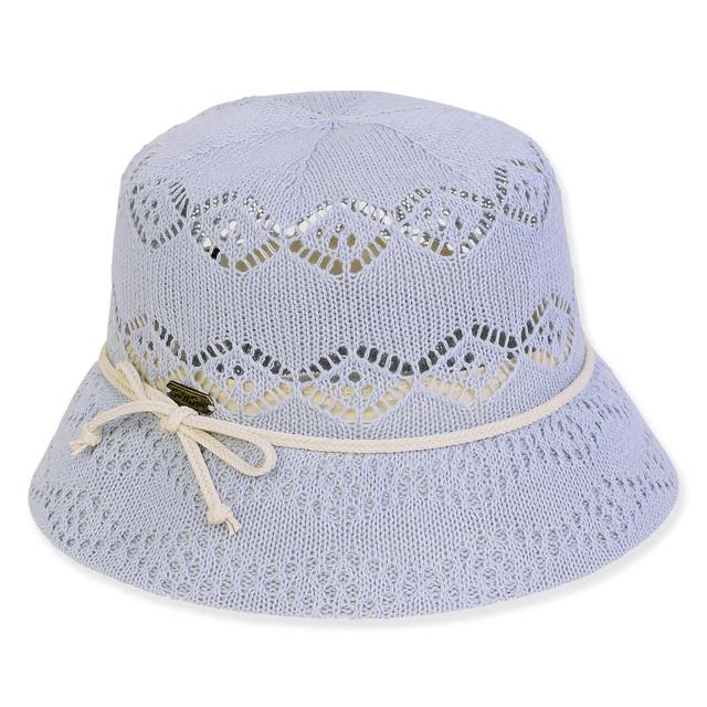 sun n sand Women's Blue Polyester Bucket Brim 2