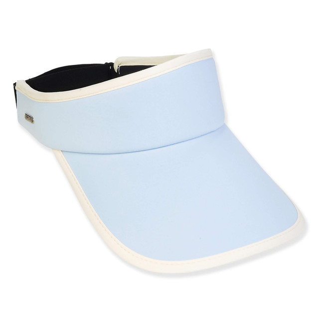 sun n sand Women's Blue Polyester Visor Brim 4