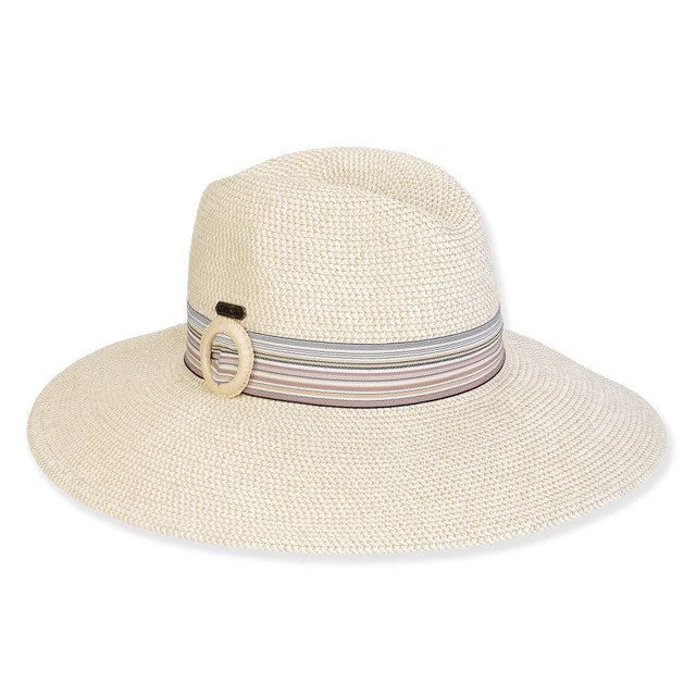 sun n sand Women's Ecru Paperbraid Safari Brim 4