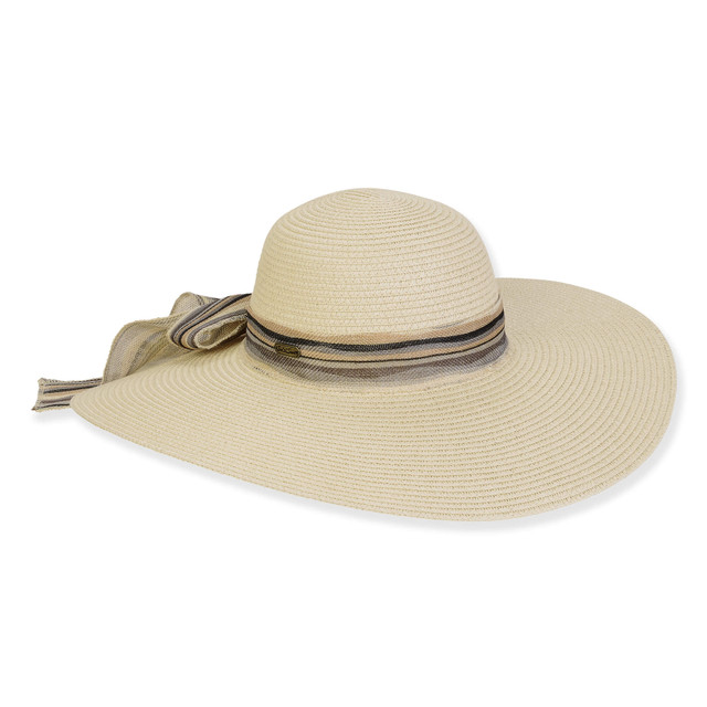 sun n sand Women's Natural Paperbraid Floppy 5