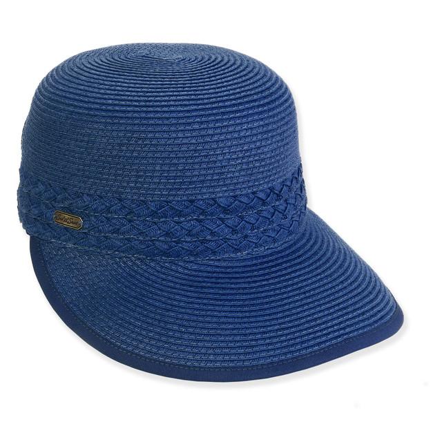 sun n sand Women's Navy Paperbraid Cap Brim 4
