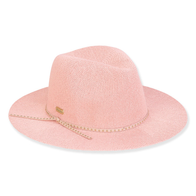 sun n sand Women's Pink Polyester Safari Brim 2.75