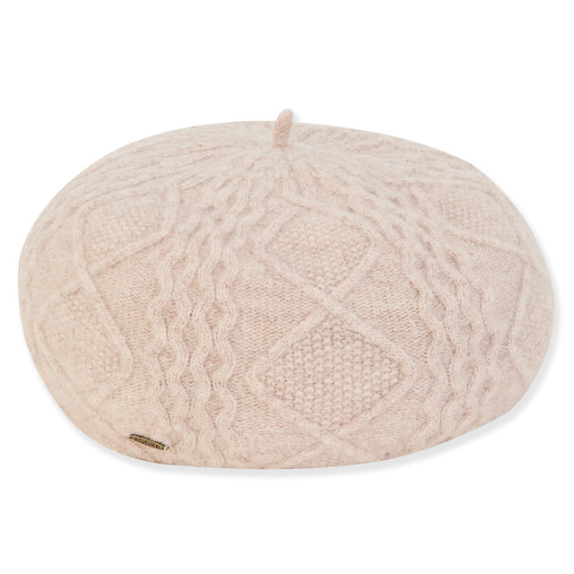 sun n sand Women's Soft Wool Beret | AD1454