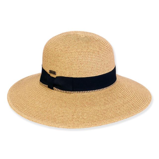 sun n sand Women's Tan Paperbraid Bucket Brim 4