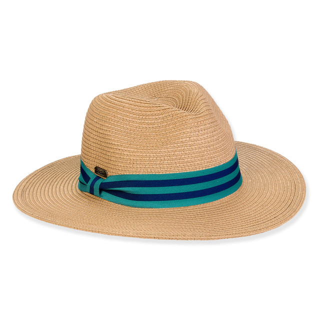 sun n sand Women's Tan Paperbraid Safari Brim 2.75