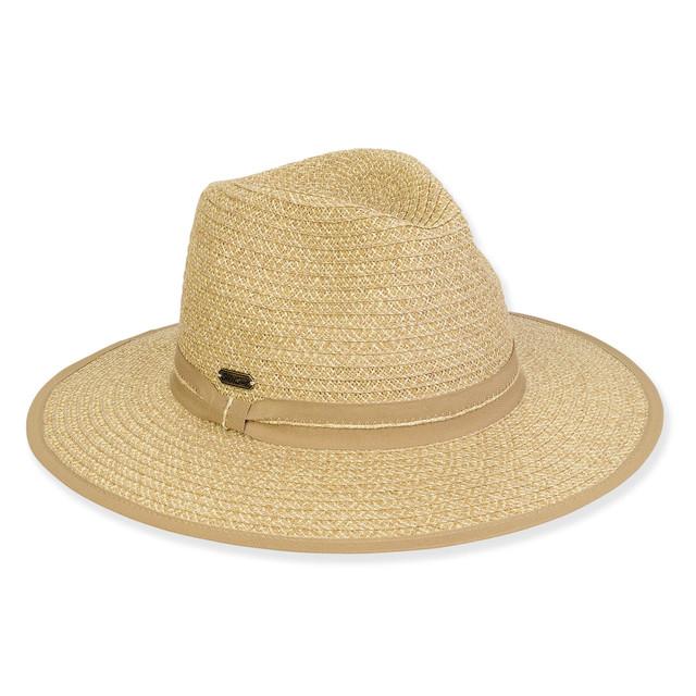 sun n sand Women's Tan Paperbraid Safari Brim 3