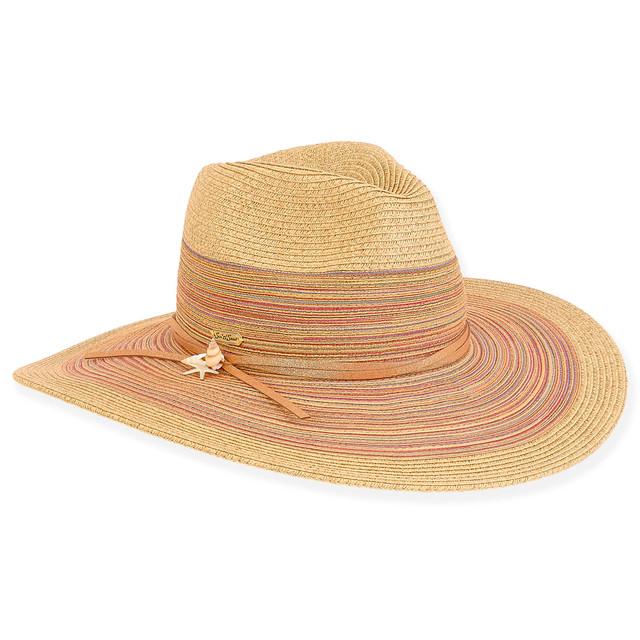 Sun N Sand Sunrise | Women's Poly Braid Safari Hat | HH2932