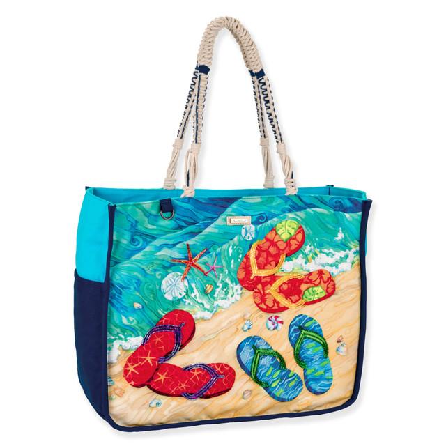 sun n sand Tidal Pool Flip Flops | Oversized Tote | Paul Brent | PB9740