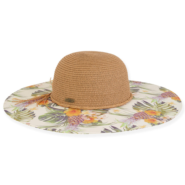sun n sand Travemunde | Women's Paper Straw Floppy Hat | HCJ362