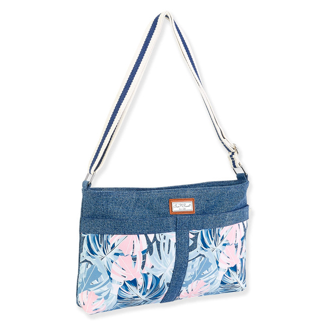 Sun N Sand Tropical Leaves | Beach Casuals E/W Crossbody | SNS6131