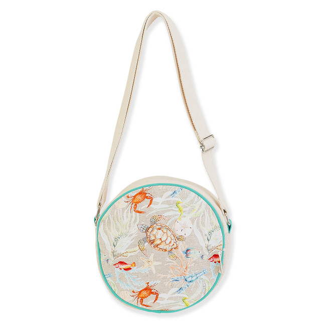sun n sand Under The Sea | Artistic Totes Round Crossbody | SD4731