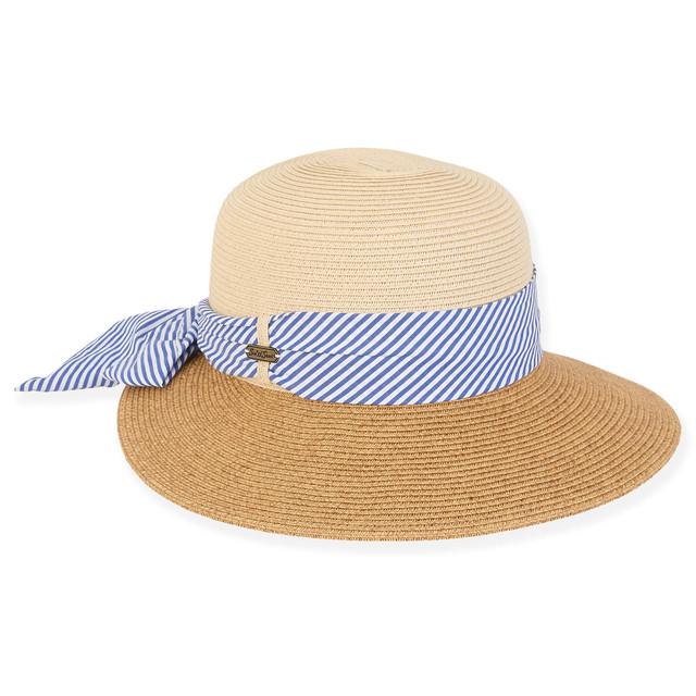 Sun N Sand Villa | Women's Paper Straw Tapered Brim Hat | HH2838